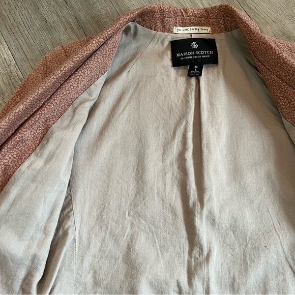 Scotch & Soda Women's Blazer in Dusty Pink - Picture 6 of 9